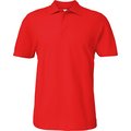 Polo hombre 100% algodón Rojo XXL