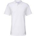 Polo hombre 100% algodón White XXL