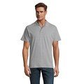 Polo Hombre 210g Algodón Gris 3XL