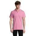 Polo Hombre 210g Algodón Rosa XXL