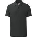 Polo hombre algodón corte slim Negro 3XL