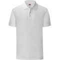 Polo hombre algodón corte slim White 3XL