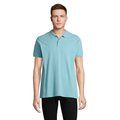 Polo de Hombre en Algodón Orgánico Azul XL