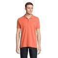 Polo de Hombre en Algodón Orgánico Naranja M