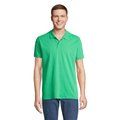 Polo de Hombre en Algodón Orgánico Verde Primavera 3XL