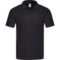 Polo hombre de corte ceñido Negro XL