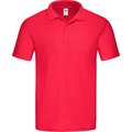 Polo hombre de corte ceñido Rojo L