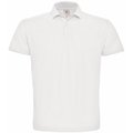 Polo hombre cuello canalé Blanco XL