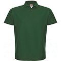 Polo hombre cuello canalé Bottle Green 3XL