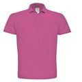 Polo hombre cuello canalé Fuchsia 4XL