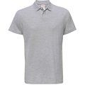 Polo hombre cuello canalé Heather Grey 3XL