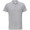 Polo hombre cuello canalé Heather Grey XS