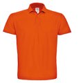 Polo hombre cuello canalé Naranja S