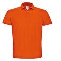 Polo hombre cuello canalé Orange M