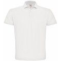 Polo hombre cuello canalé White L