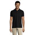 Polo Hombre Manga Corta 200g Negro XL