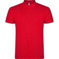 Polo de hombre manga corta Rojo L