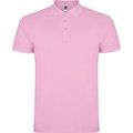 Polo de hombre de manga corta Rosa Claro 3XL