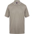 Polo hombre poliéster micropiqué Gris L