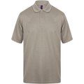 Polo hombre poliéster micropiqué Heather Grey 3XL