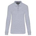 Polo jersey manga larga mujer Oxford Grey XL