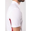 Polo manga bicolor hombre