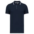 Polo manga corta 100% algodón piqué Azul XL