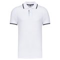 Polo manga corta 100% algodón piqué Blanco XXL