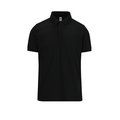 Polo manga corta hombre algodón Black 4XL