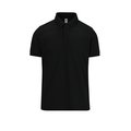 Polo manga corta hombre algodón Negro 3XL