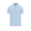 Polo manga corta hombre algodón preencogido Blush Blue 3XL