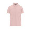 Polo manga corta hombre algodón preencogido Blush Pink S