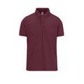 Polo manga corta hombre algodón preencogido Burgundy M