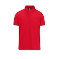 Polo manga corta hombre algodón preencogido Red 3XL