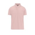 Polo manga corta hombre algodón preencogido Rosa XL