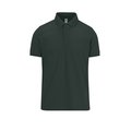 Polo manga corta hombre algodón preencogido Verde 3XL