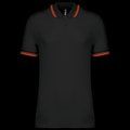 Polo manga corta hombre Black / Red 4XL