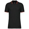 Polo manga corta hombre Black / Red M