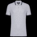 Polo manga corta hombre Oxford Grey / Black 4XL