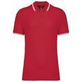 Polo manga corta hombre Red / White M