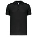 Polo de manga corta infantil Negro 4/6 ans