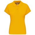 Polo manga corta mujer algodón Amarillo XL