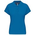 Polo manga corta mujer algodón Azul XL