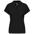 Polo manga corta mujer algodón Black L