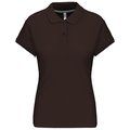 Polo manga corta mujer algodón CHOCOLATE XL