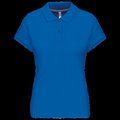 Polo manga corta mujer algodón Light Royal Blue XL