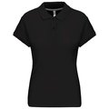 Polo manga corta mujer algodón Negro XL