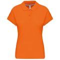 Polo manga corta mujer algodón Orange 3XL