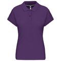 Polo manga corta mujer algodón Purple XXL