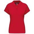 Polo manga corta mujer algodón Red 3XL